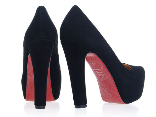 замшевые туфли на каблуке фото